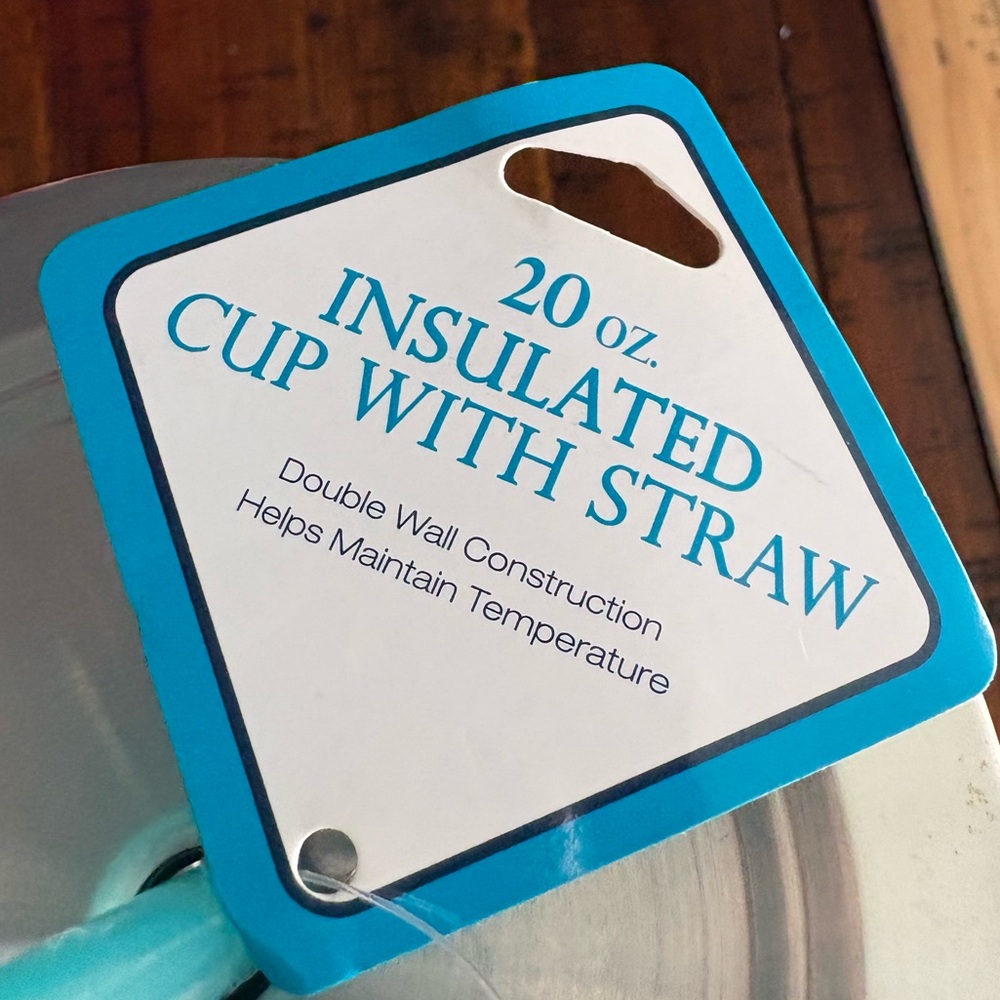 Slytherin Crest Tumbler with Straw - Picture 3 of 5